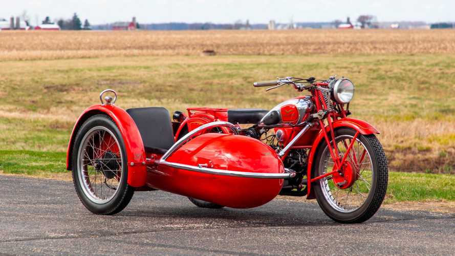 This 1937 Moto Guzzi Sidecar Rig Is Headed To Auction Soon