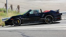 Porsche 911 Turbo trio spy photo