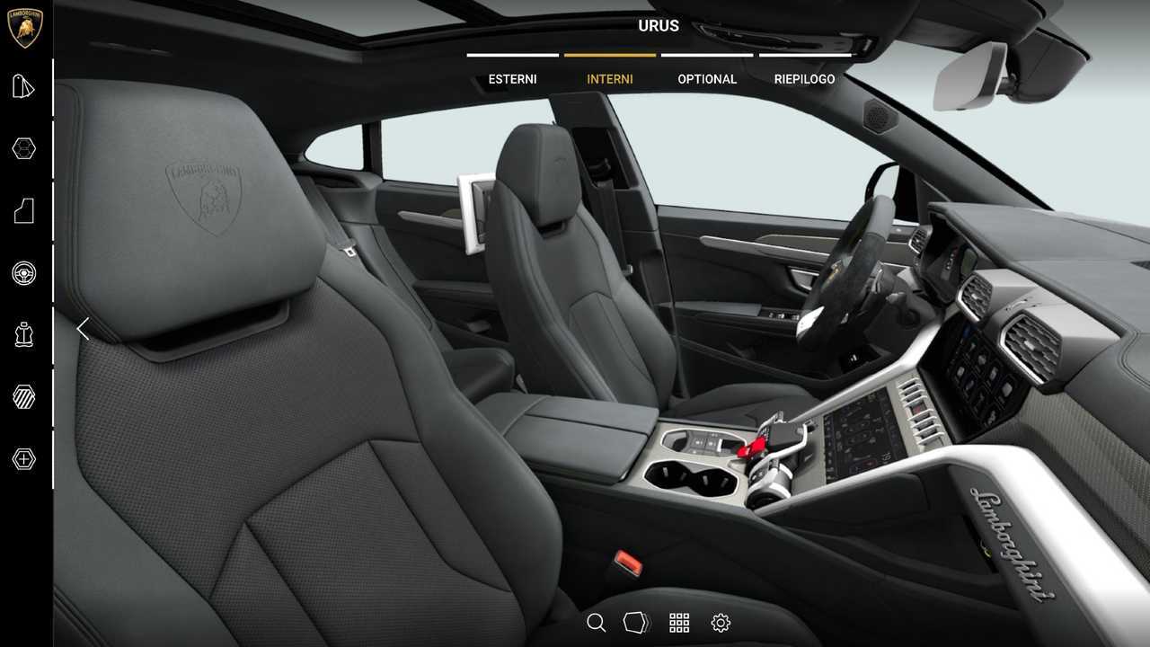 Lamborghini Urus, Come Configurarla