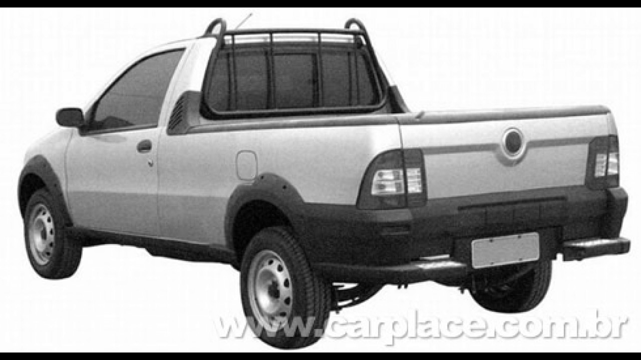 Nova Fiat Strada 2009 terá frente do Palio? Fotos revelam versão simples