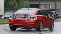 BMW M4 facelift spy photo