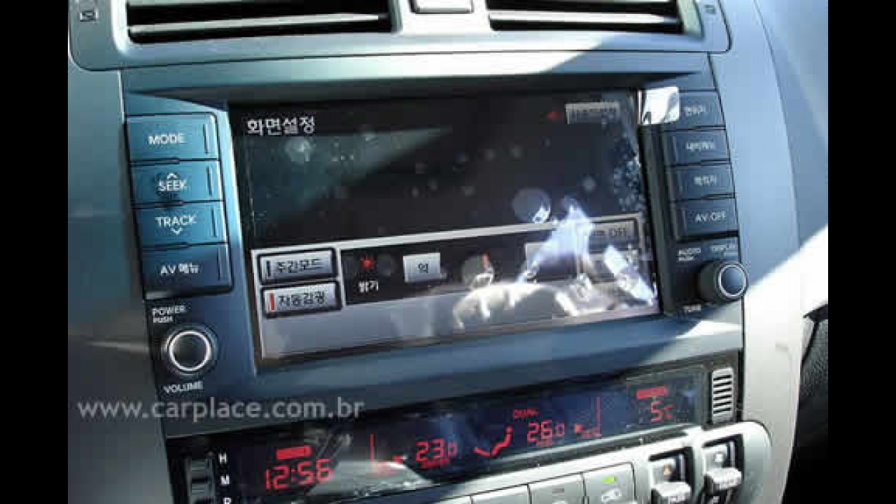 Novas fotos do Kia Borrego 2009 revelam detalhes internos do SUV