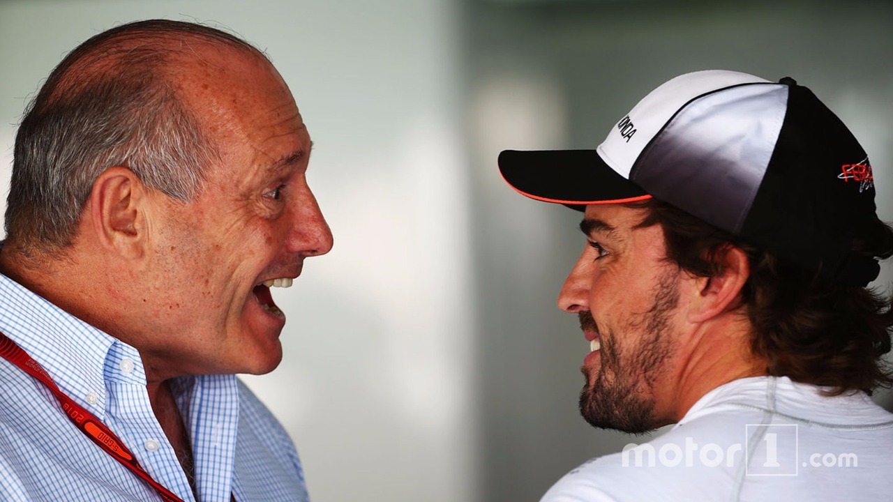 Ron Dennis, McLaren Executive Chairman with Fernando Alonso, McLaren