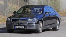 2018 Mercedes S-Class facelift spy photo