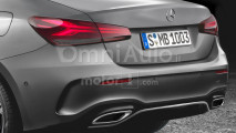 Mercedes Classe A berlina, il rendering