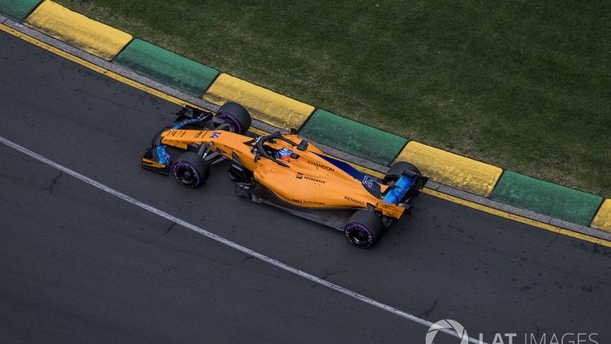 Fernando Alonso, en el GP Australia 2018 de F1