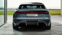 Audi A6 Avant E-Tron Concept Back End