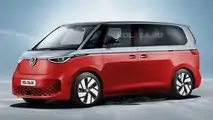 Volkswagen ID. Buzz - kombi elétrica - projeção