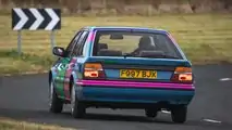 Nissan Bluebird one-off EV conversion with Leaf EV powertrain