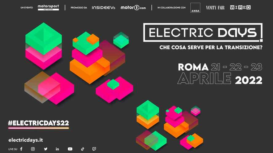 Tornano gli Electric Days, dal 21 al 23 aprile 2022