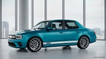 Rendering Dacia Logan im Dacia 1300/Renault 12-Design
