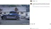 Nuova Porsche Cayenne Coupé Electric, le foto spia su Instagram