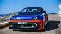Renault 5 Turbo 3E bei der Rallye Tour de Corse