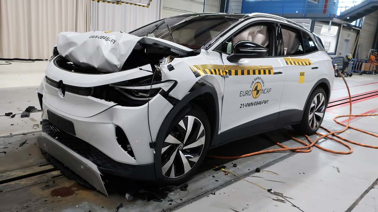 Volkswagen ID.4, em teste de colisão Euro NCAP 2025