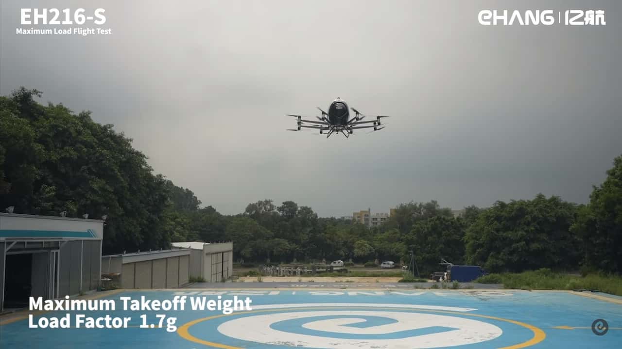 Aereo elettrico a decollo verticale EH216-S