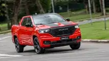 Ram Rampage R/T 2024 em movimento