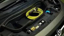 Volkswagen-ID. Cross, die Innenausstattung und der Kofferraum