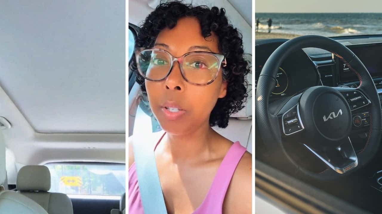 Houston Woman Drives 2022 KIA Sorento On Freeway.
