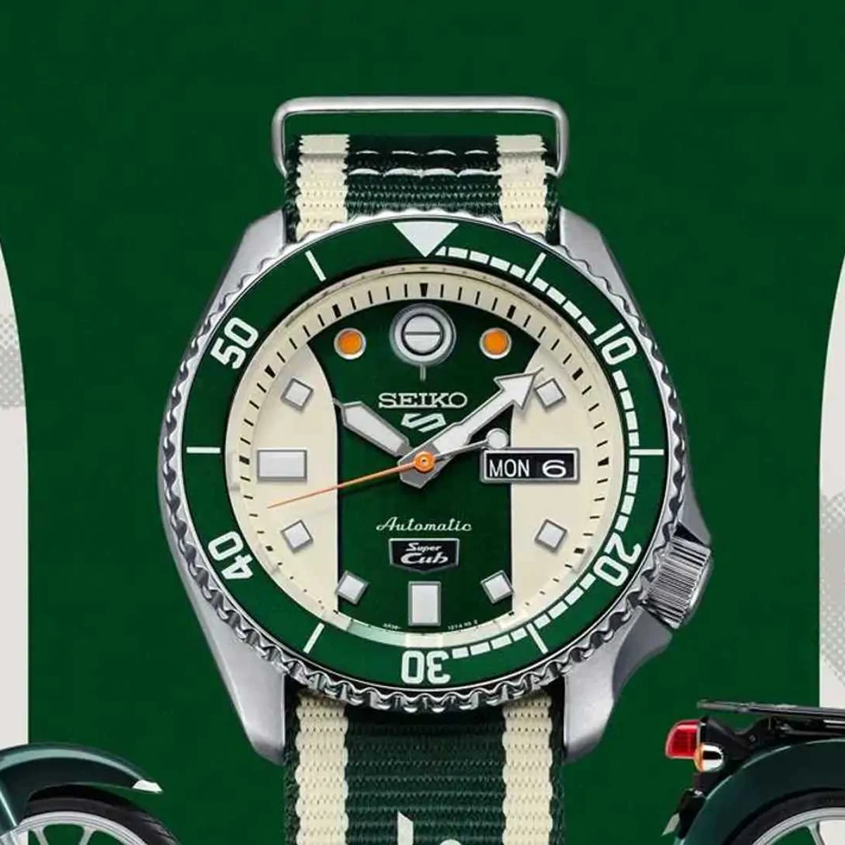 Seiko And Honda Collaborate For A Special Edition Super Cub Watch