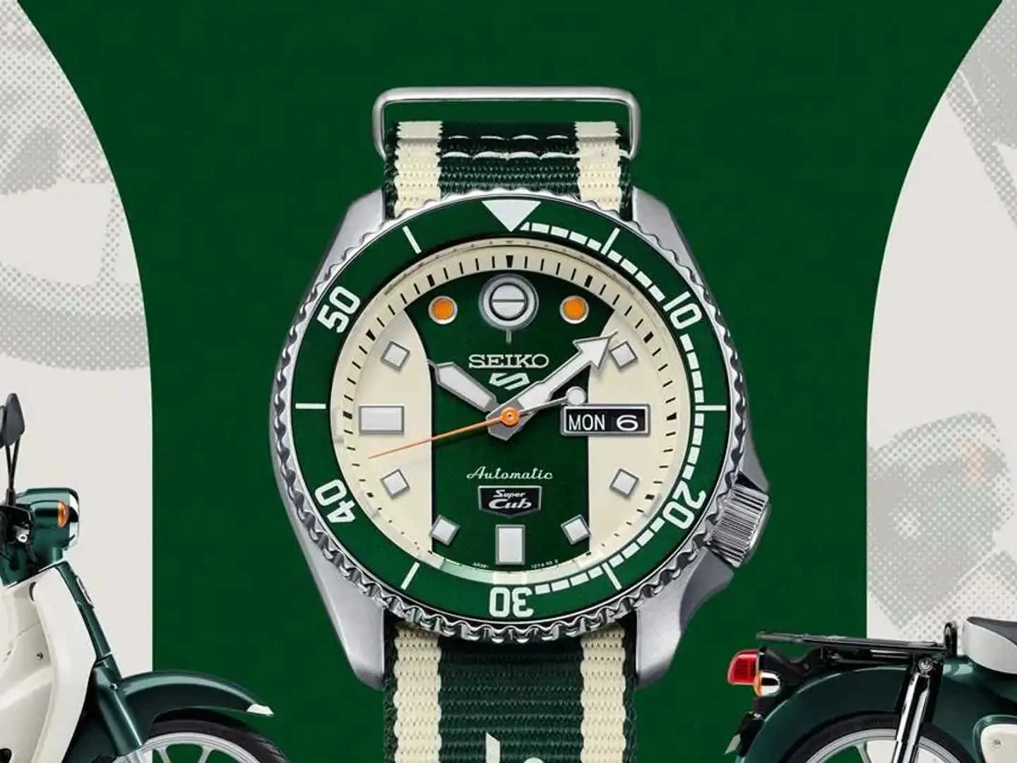 Seiko And Honda Collaborate For A Special Edition Super Cub Watch