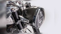 2022 Horex Regina Evo - Carbon Fiber Headlight Closeup