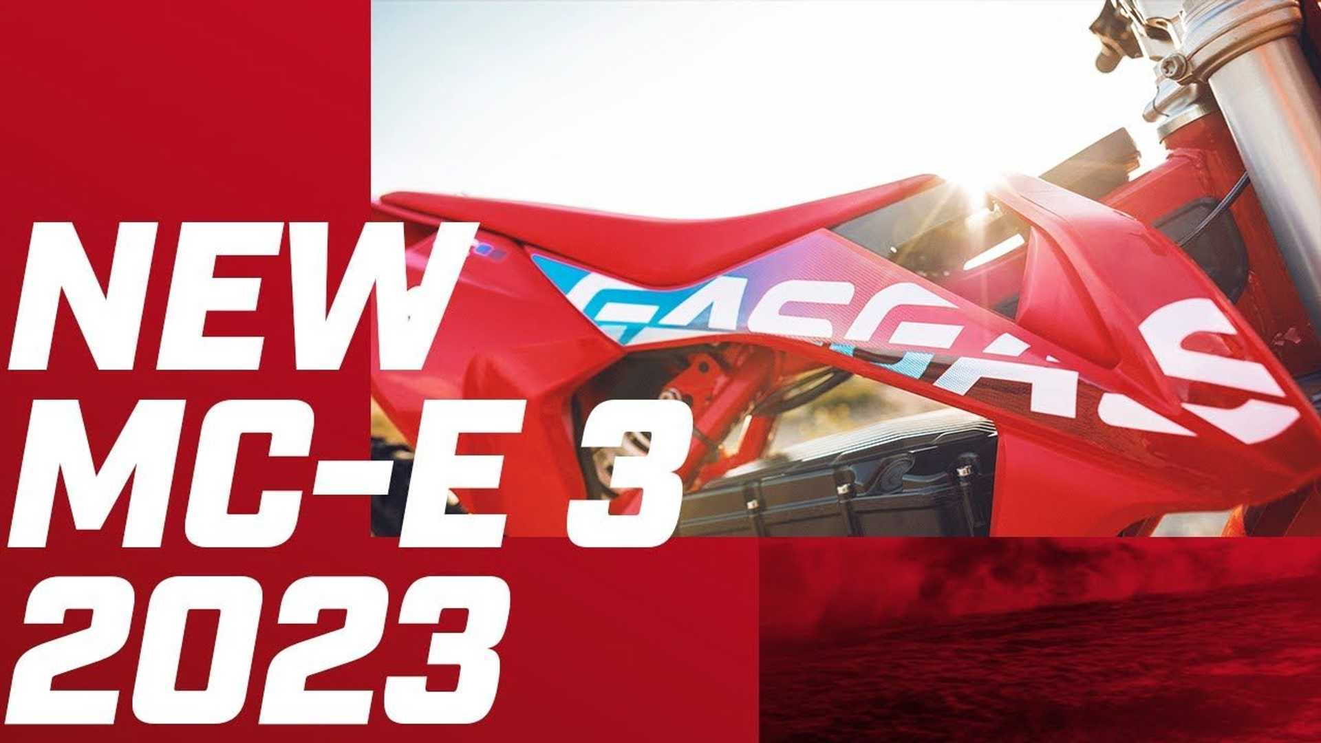 GASGAS Introduces The MCE 3 Electric Dirt Bike For Young Motocrossers