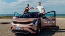 Skoda Peaq record setting crew: Marek Jež (left) and Jakub Krs (right) 