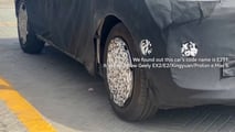 Flagra: Geely testa novo carro elétrico de entrada