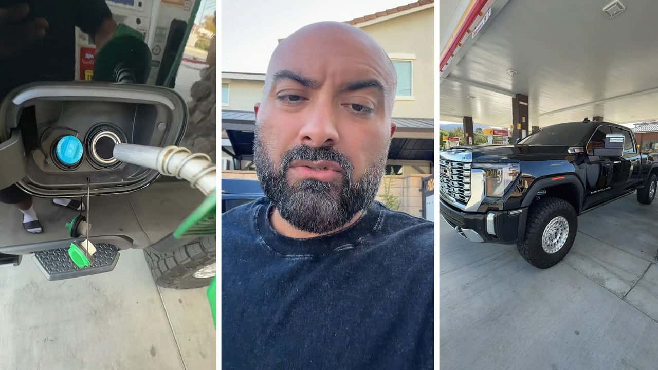 Man takes GMC Denali to gas station.jpg