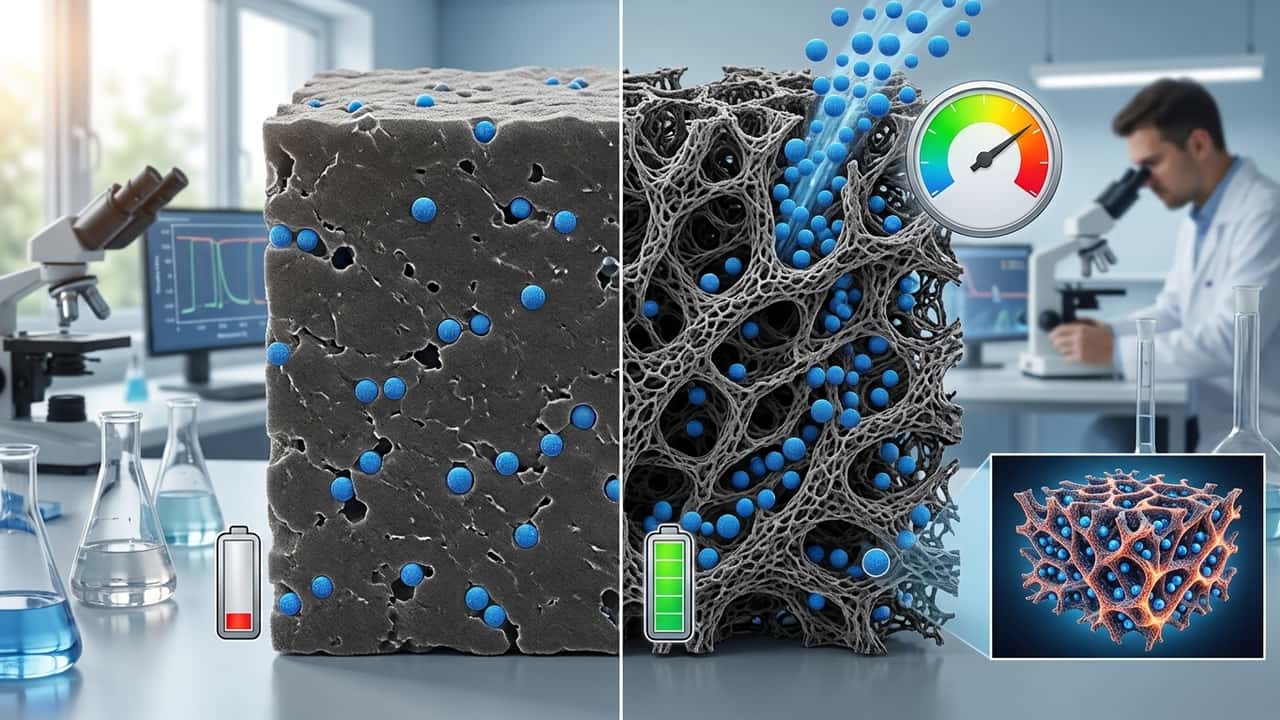 Il carbonio 'corallo' che può avvicinare il sodio al litio