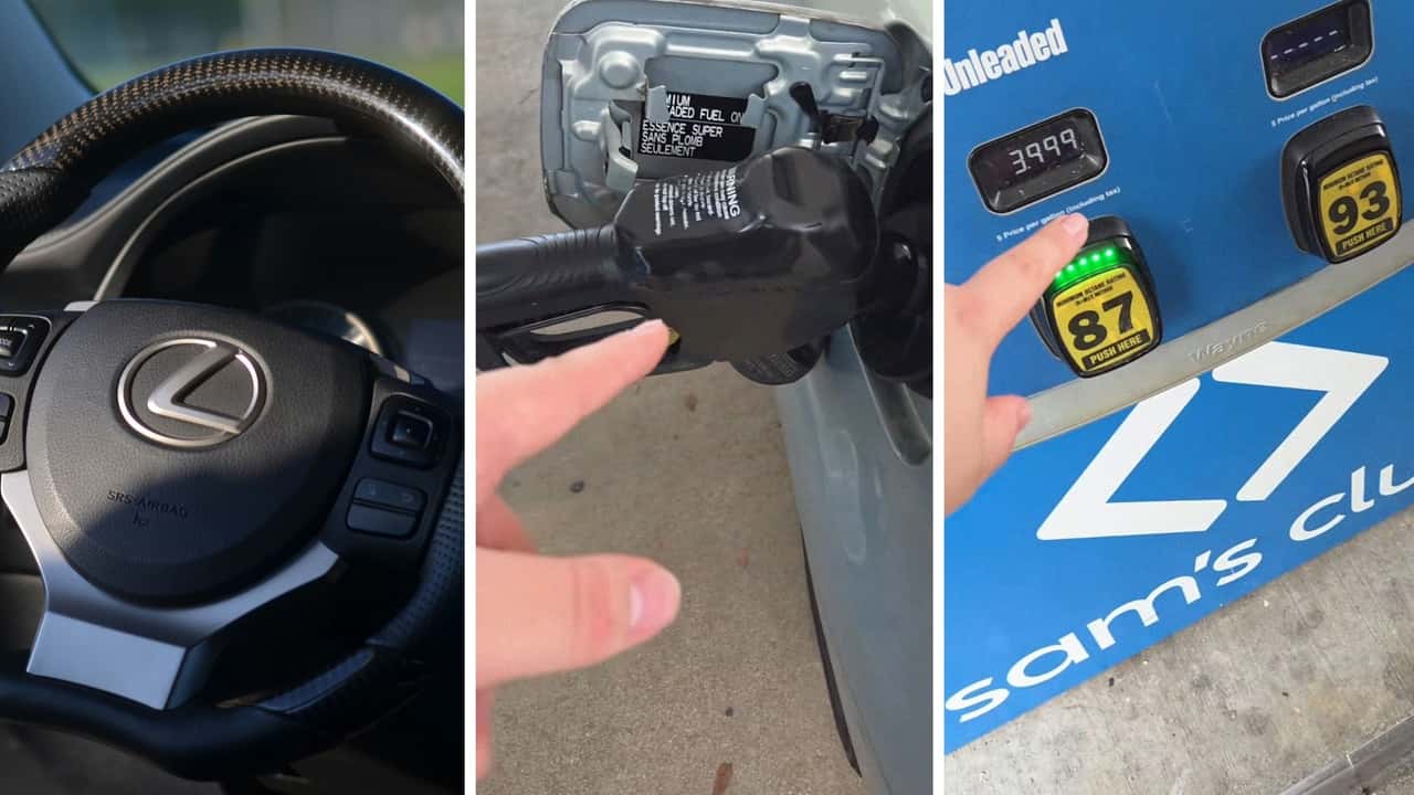 Man goes to Sam’s Club gas station. Then he puts 87 gas in his wife’s luxury Lexus
