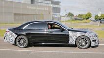 Mercedes S-Klasse Facelift (2024) Erlkönigfotos, Juni 2024