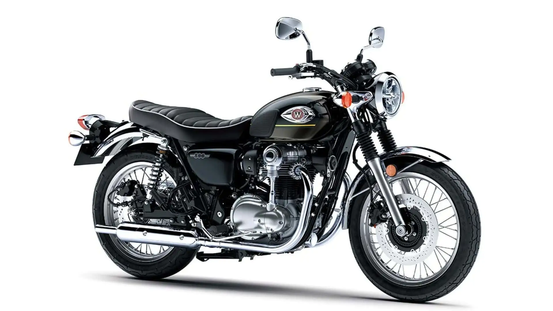 Kawasaki W800 ブラックタンク ゴールドストライプ Wait Until You See This Cool New Kawasaki W800 Color Scheme
