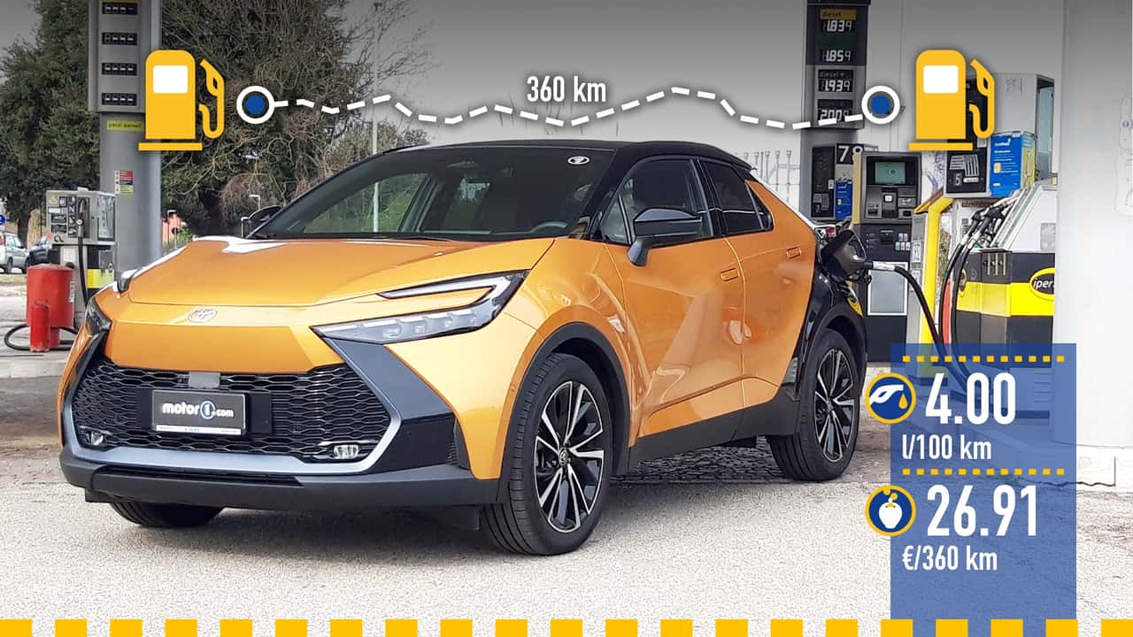 Toyota C-HR full hybrid (2024), le test de consommation