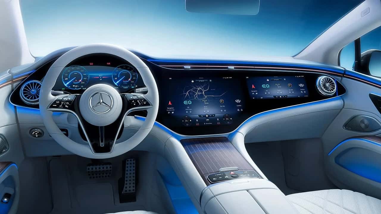 Mercedes EQS Hyperscreen