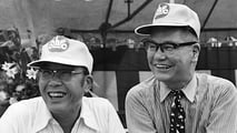 1973 -- Mr.Honda and Mr.Fujisawa at retirement