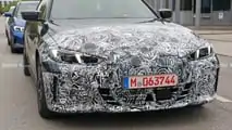 BMW i4, le prime foto spia del restyling