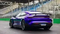 Taycan Turbo GT avec package Weissach, record au Brésil