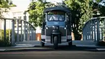 Conceito de tuk-tuk alimentado por baterias Audi de segunda mão