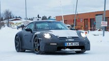 2019 Porsche 911 GT3 Karlı Zeminde Casus Fotoğrafları