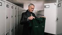 Jose Mourinho visits F-Pace factory
