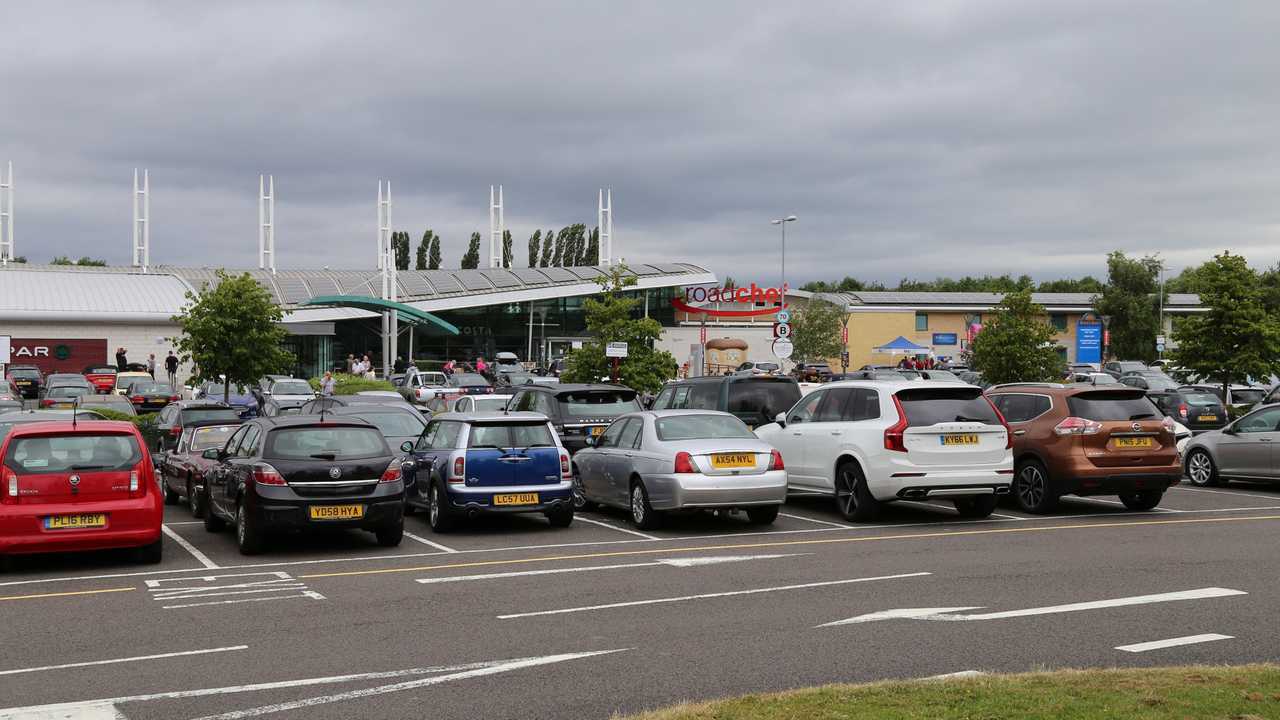 M6 toll road services in Norton Canes Staffordshire UK