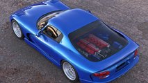 Mid-engine Dodge Viper rendering