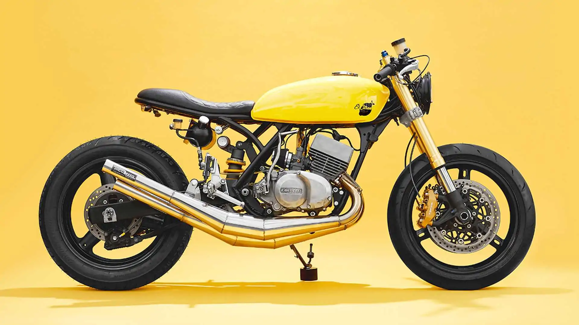 Triple The Fun: Motobrix's '74 S3 Mach II 400 “El Citron”