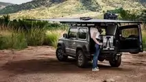Suzuki Jimny with rooftop tent