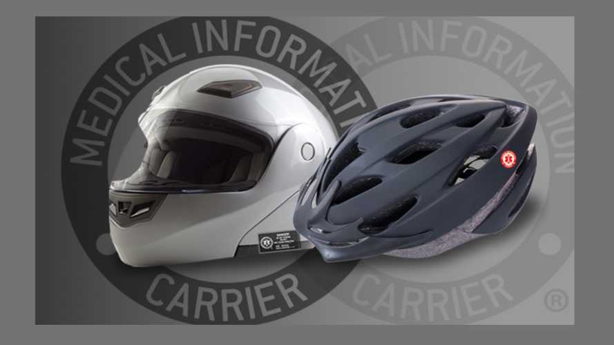 Today's Lifesaver A Motorcycle Helmet Information Tag