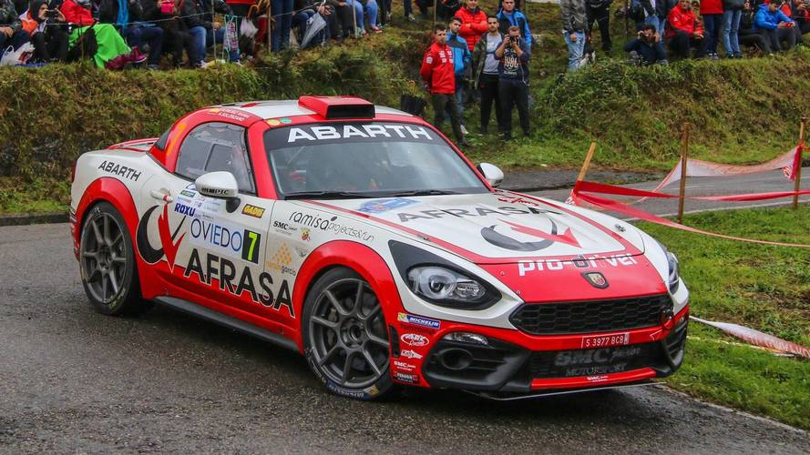 Abarth 124 Spider rally car