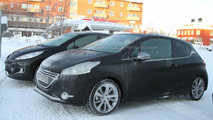 High Performance 2013 Peugeot 208 GTI prototype spy photo