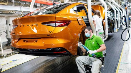 Skoda Enyaq Coupé im Produktionswerk Mlada Boleslav