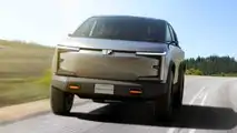 EdisonFuture EF1-T electric solar pickup truck exterior shots